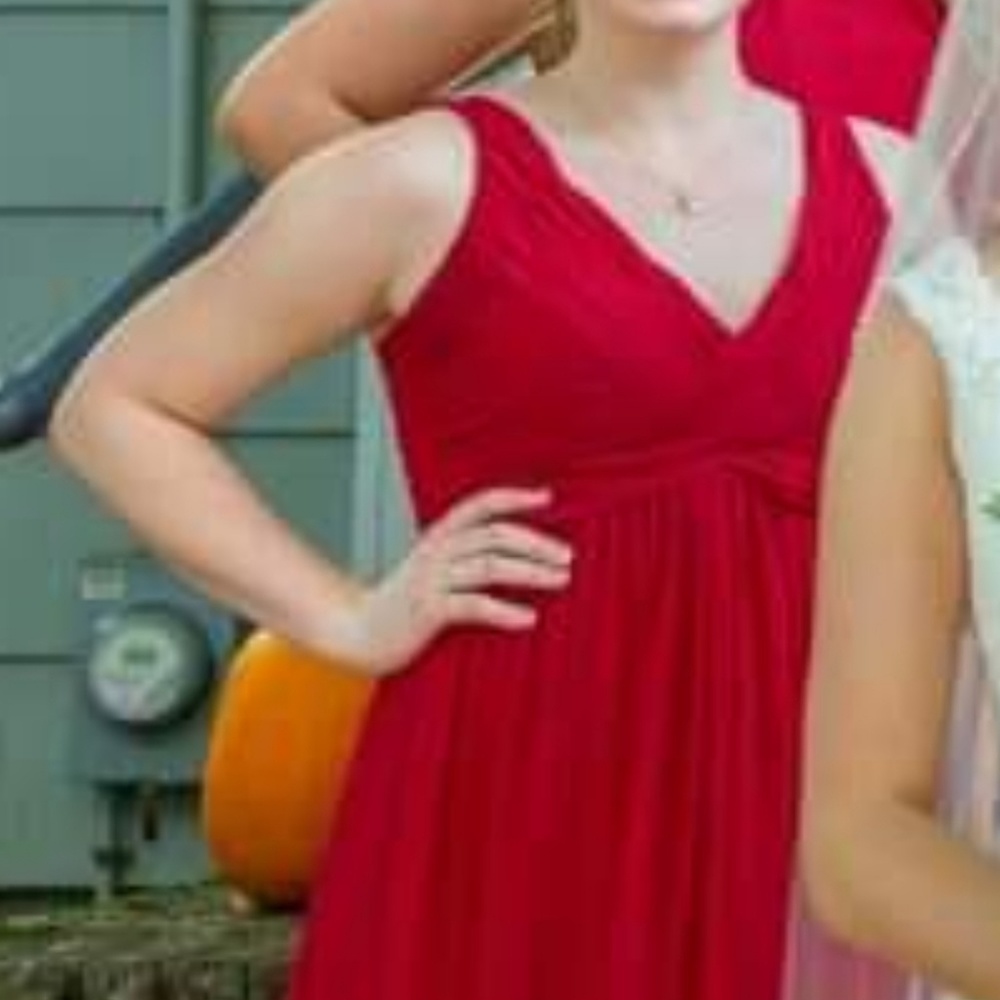 Bill Levkoff bridesmaid dress style 730 CRANBERRY